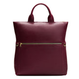 Cabernet Large | Convertible tote clutch crossbody with a front zipper pocket and top carry handles
