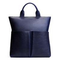 Cobalt*Large | Convertible tote clutch crossbody with two large front pocket and top carry handles