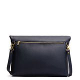 Night Owl Large | Convertible tote clutch crossbody with a back zipper pocket folded into a clutch
