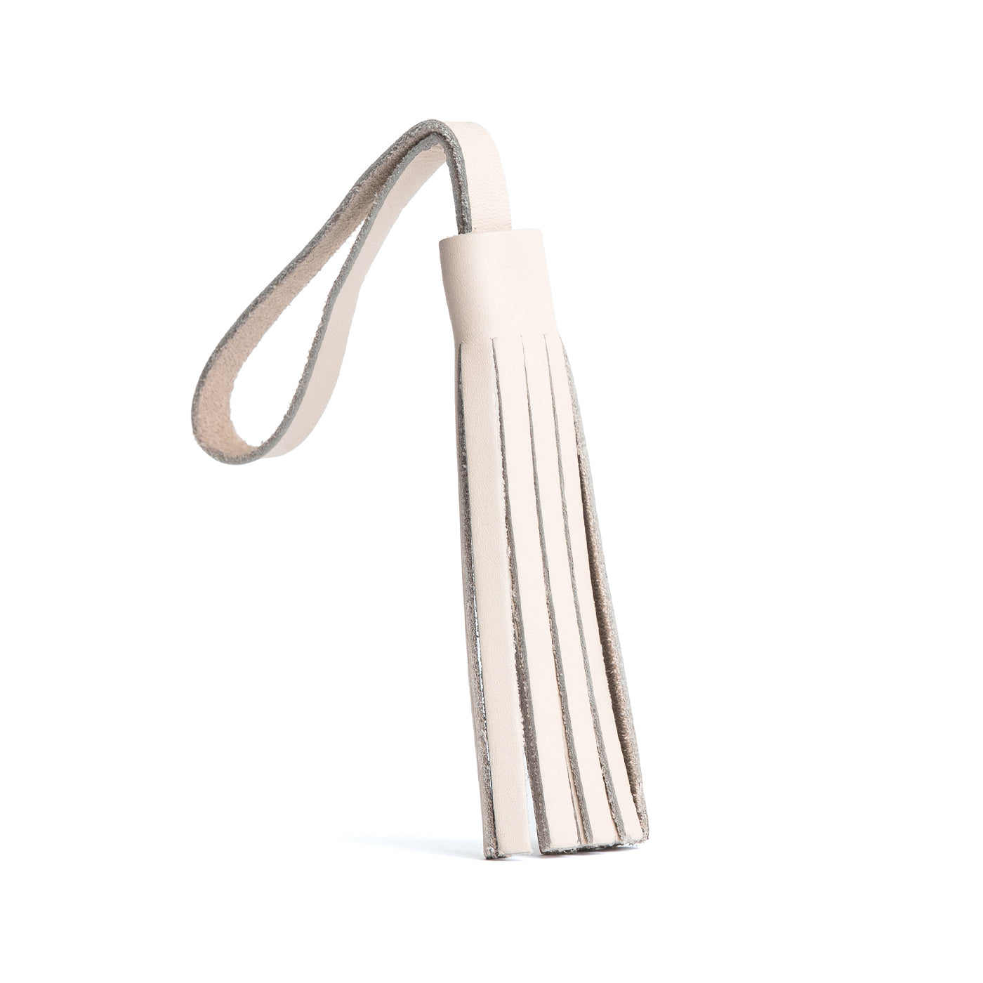 Bone*Large | Fringed leather tassel with leather loop