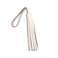 Bone*Large | Fringed leather tassel with leather loop