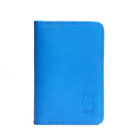Skydive | Leather passport case with PLG logo