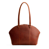 Nutmeg Large | A half circle crossbody bag with handles and removable crossbody strap 