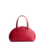 Cherry Small | A half circle crossbody bag with handles and removable crossbody strap 