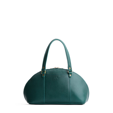 Sea Glass*Small | A half circle crossbody bag with handles and removable crossbody strap 