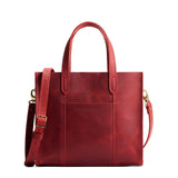 Phoenix Classic | Structured mid-size tote bag with overlapping panels and crossbody strap