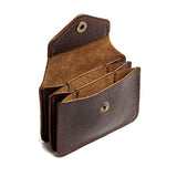 Coldbrew Plus | Small leather wallet with snap closure