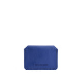 Molino Blue | Small leather wallet with snap closure