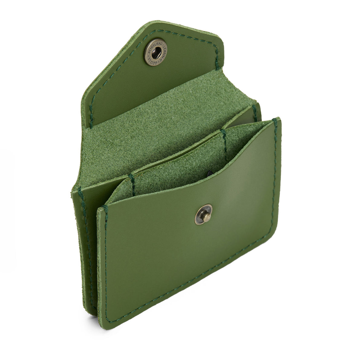 Cactus*Classic | Small leather wallet with snap closure