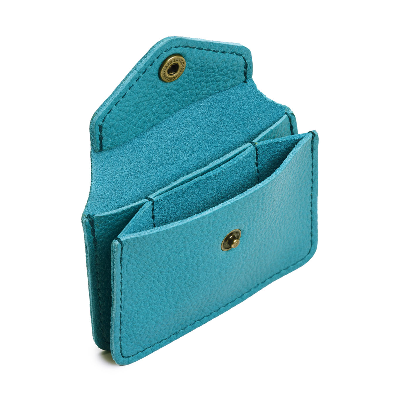 Baja*Classic | Small leather wallet with snap closure