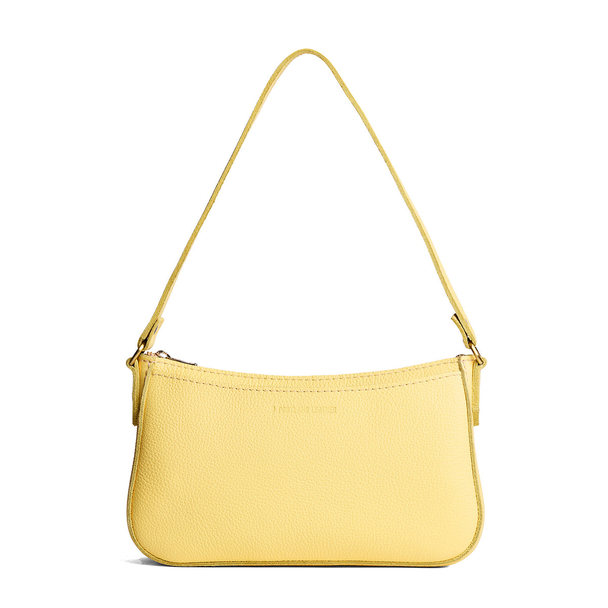 Butter Bliss*Small | Petite bean shaped shoulder bag with a zipper closure