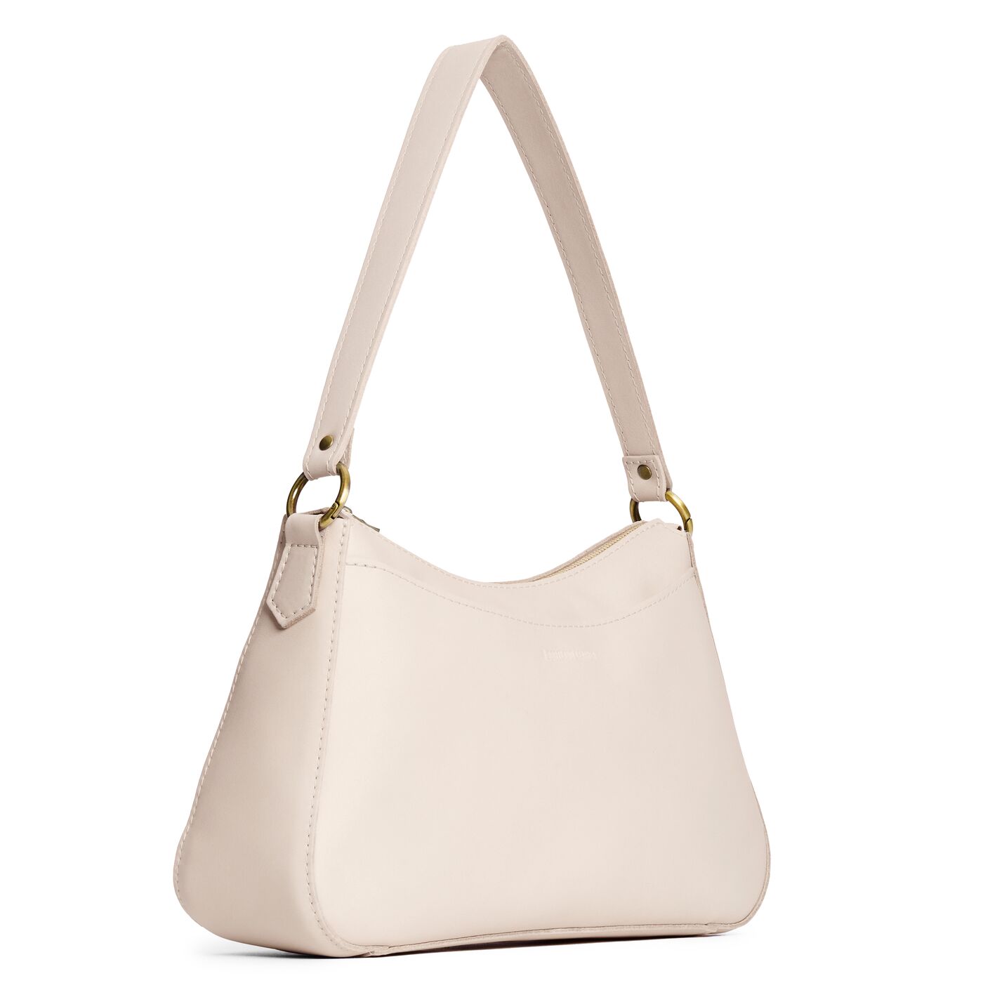 Bone*Large | Large bean shaped shoulder bag with a zipper closure