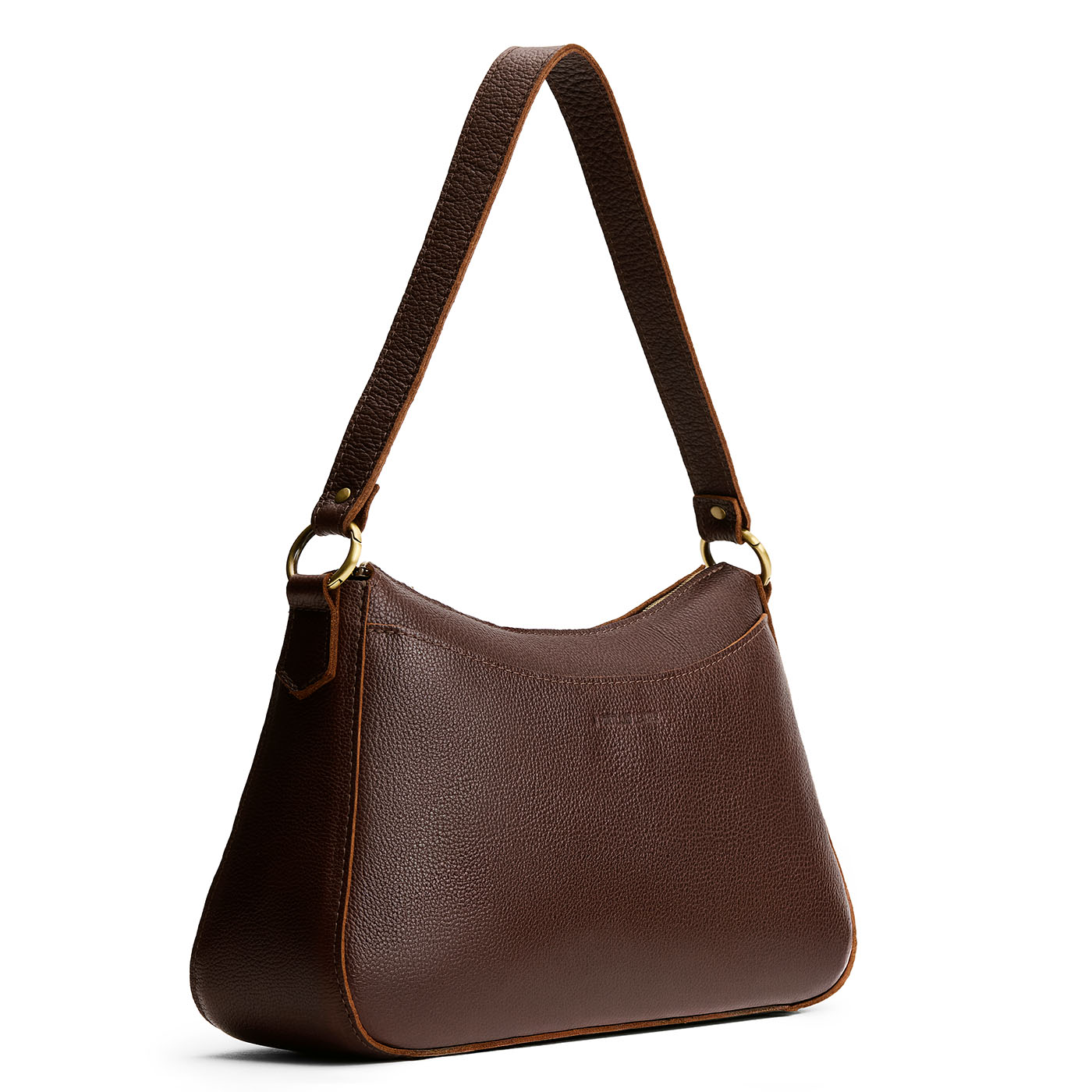 Coldbrew*Large | Large bean shaped shoulder bag with a zipper closure