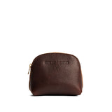 Coldbrew Mini | Compact leather pouch with top zipper