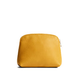 Sunshine Classic | Compact leather pouch with top zipper
