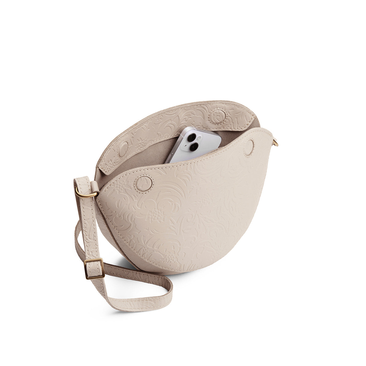 Jasmine | Half circle shaped sling bag