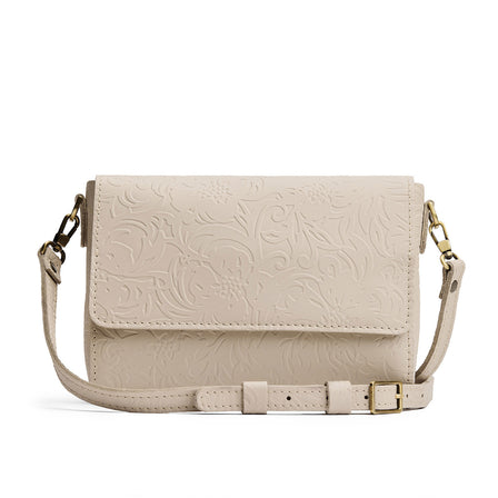 Jasmine | Leather Crossbody Bag with Magnetic Messenger Bag Closure