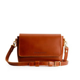 Madrone Mini | Small Leather Crossbody Bag with Magnetic Messenger Bag Closure