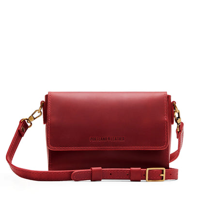 Phoenix*Mini | Leather Crossbody Bag with Magnetic Messenger Bag 