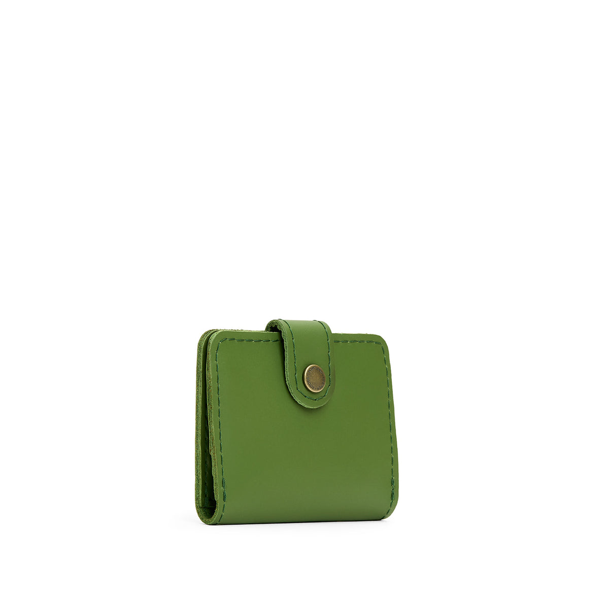 Cactus | Small leather wallet with snap closure
