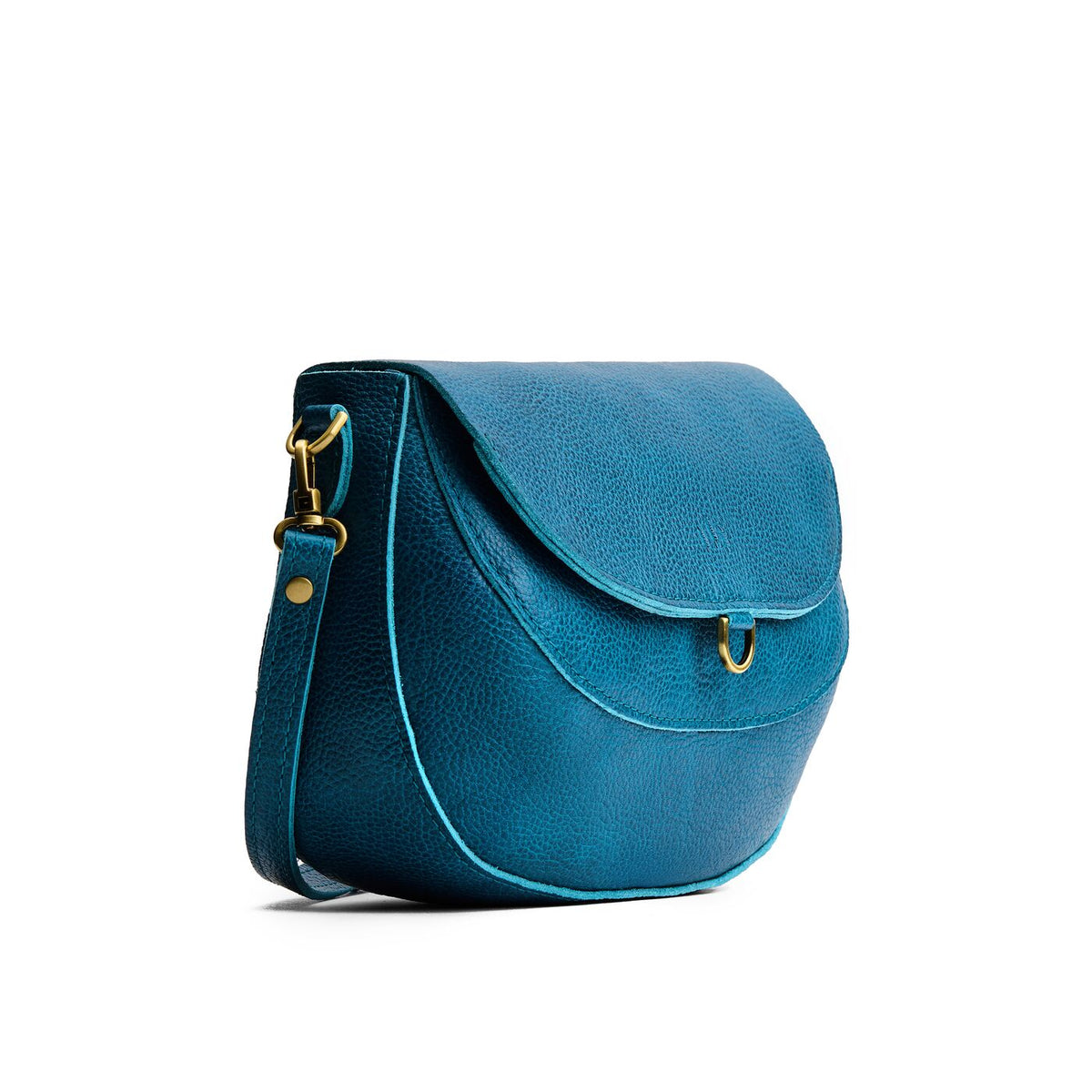 Planetary*Large | Leather Crossbody with a flap and magnetic closure