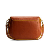 Sienna Large | Leather Crossbody with a flap and magnetic closure