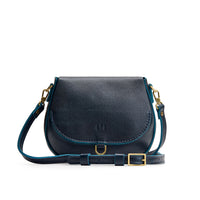 Boreal*Small | Petite leather Crossbody with a flap and magnetic closure