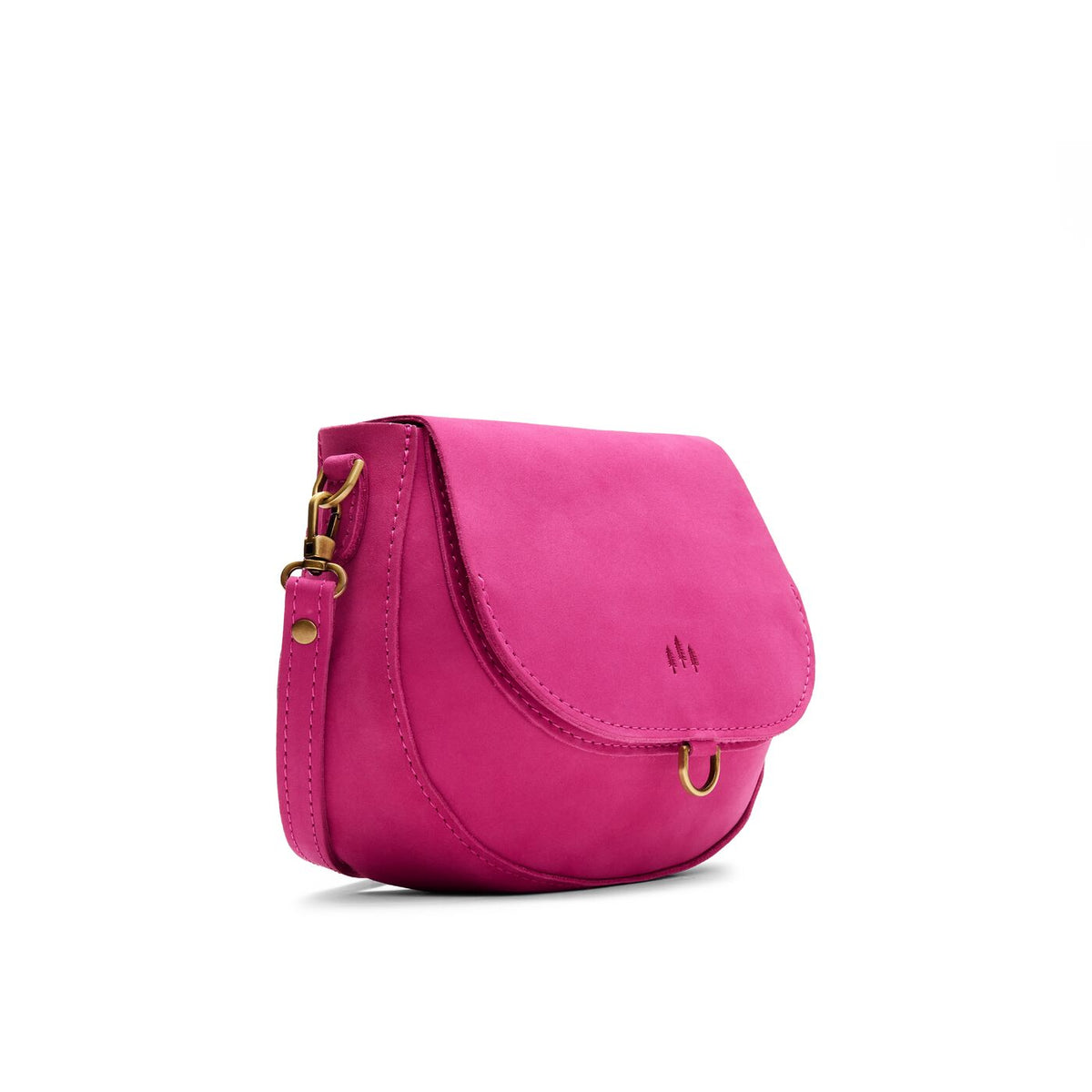 Royalty*Small | Petite leather Crossbody with a flap and magnetic closure