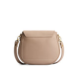 Stone Small | Petite leather Crossbody with a flap and magnetic closure