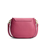 Wild Rose Small | Petite leather Crossbody with a flap and magnetic closure