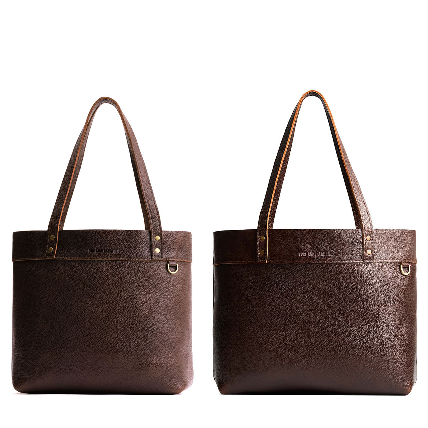 Coldbrew | Side by side comparison of both sizes of the Montana Tote