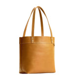 Mango Medium Classic | Leather tote bag with riveted straps and exterior key loop