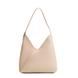 Toasted Oat Large | Mid-size shoulder bag with magnetic snap closure