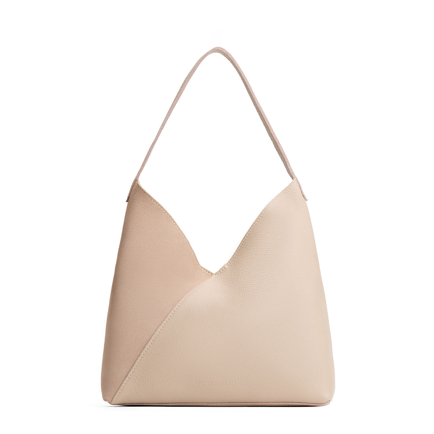 Toasted Oat*Oversized | Large shoulder bag with magnetic snap closure