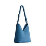 Petite shoulder bag with magnetic snap closure