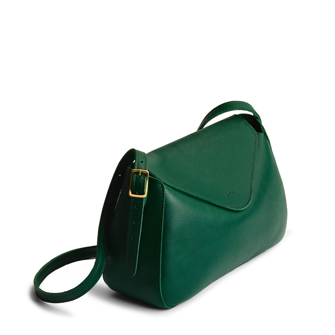 Bacalar*Medium | Leather Crossbody with a flap and magnetic closure