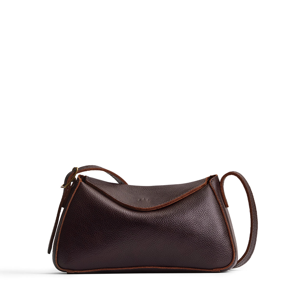 Coldbrew*Small | Leather Crossbody with a flap and magnetic closure