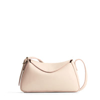 Pebbled Bone*Small | Leather Crossbody with a flap and magnetic closure