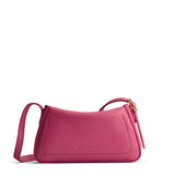 Wild Rose Small | Leather Crossbody with a flap and magnetic closure