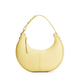 Butter Bliss Classic | Crescent shaped shoulder bag with zipper closure and adjustable strap