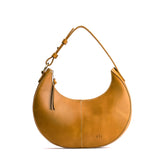 Mango Small | Crescent shaped shoulder bag with zipper closure and adjustable strap