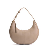 Stone Classic | Crescent shaped shoulder bag with zipper closure and adjustable strap