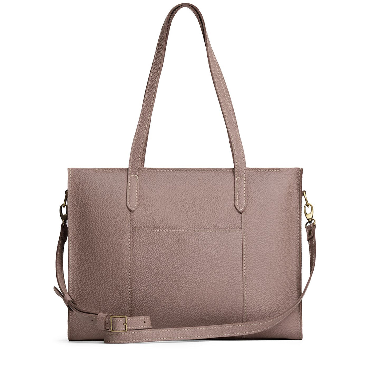 Sparrow*Oversized East/West | Structured wide tote bag with overlapping panels and crossbody strap