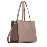 Sparrow Oversized East/West | Structured wide tote bag with overlapping panels and crossbody strap