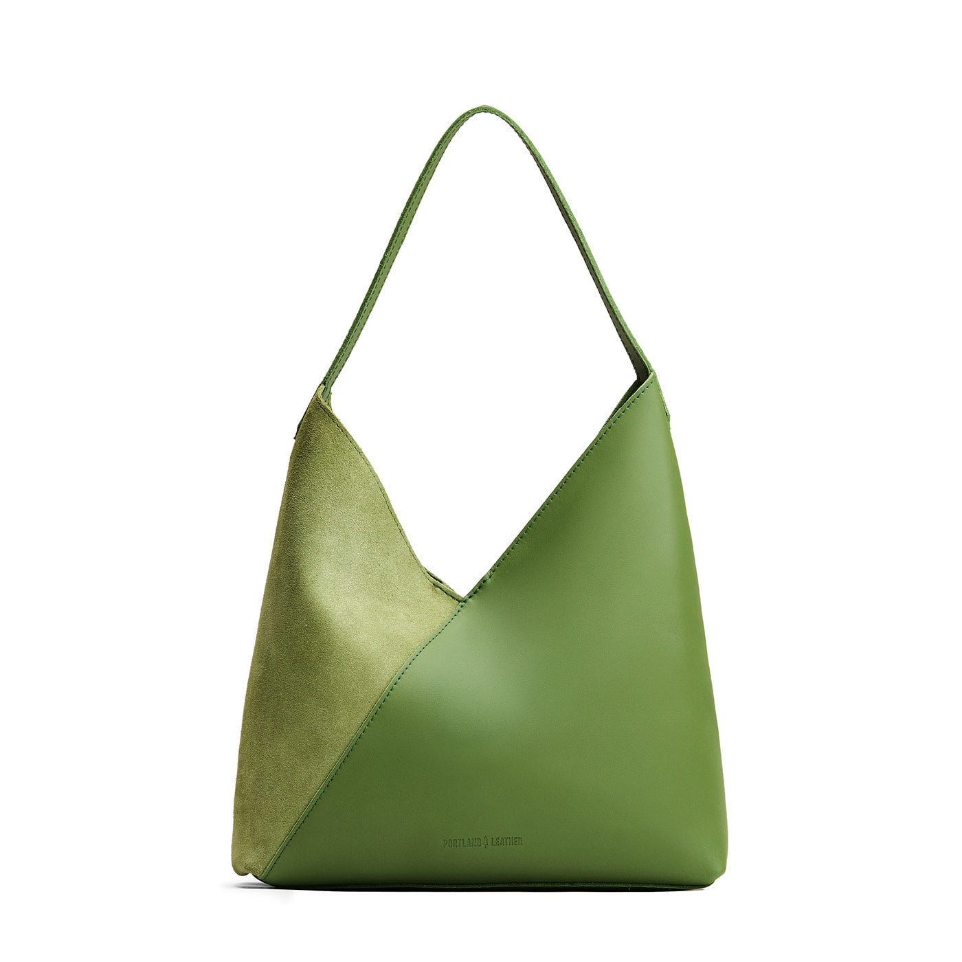 Dryland Green*Oversized | Large shoulder bag with magnetic snap closure