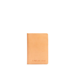 Naturale | Vertical cardholder with six card slots on a white background