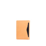 Naturale | Vertical cardholder with six card slots on a white background