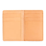 Naturale | Vertical cardholder with six card slots on a white background