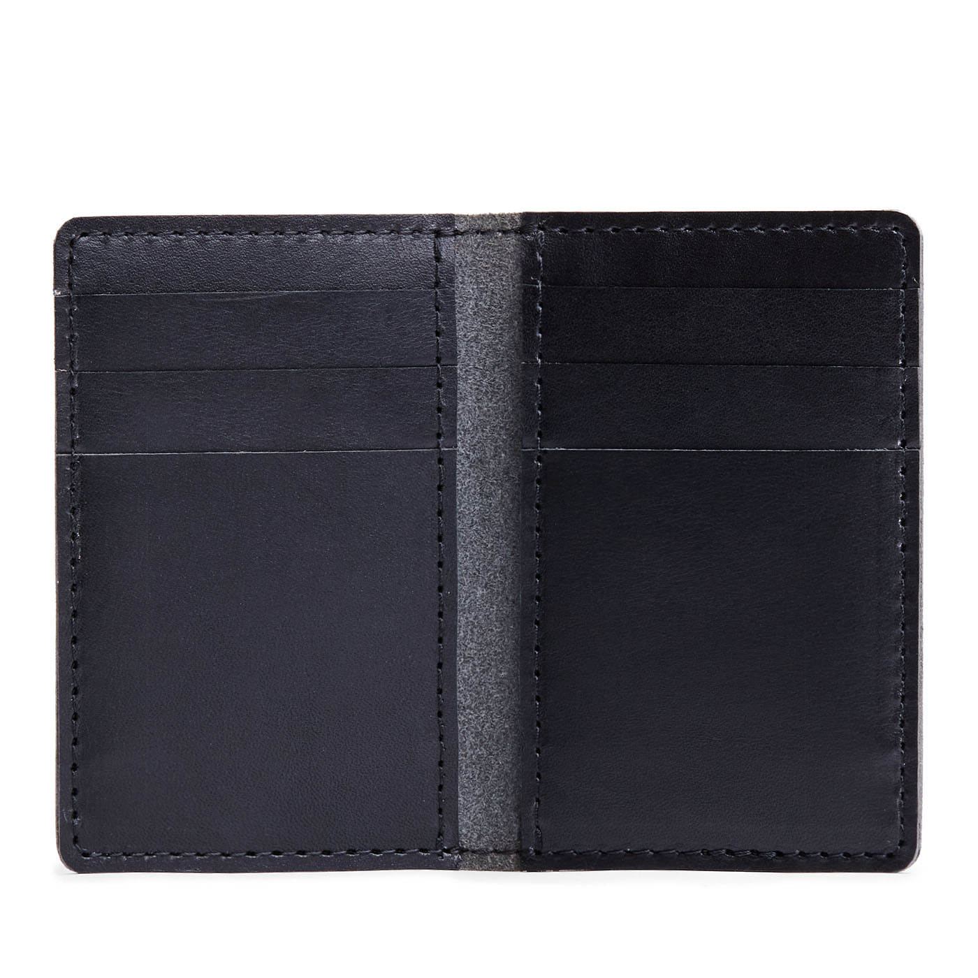Nero | Vertical cardholder with six card slots on a white background