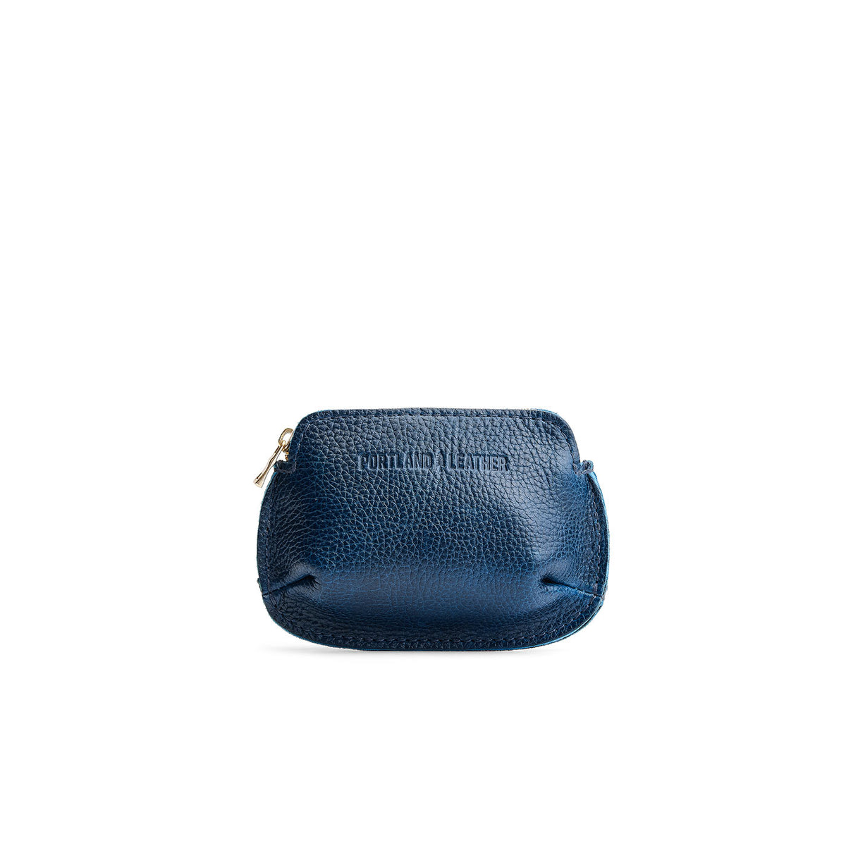 Caspian*Small | Small pouch with top zipper and curved edges